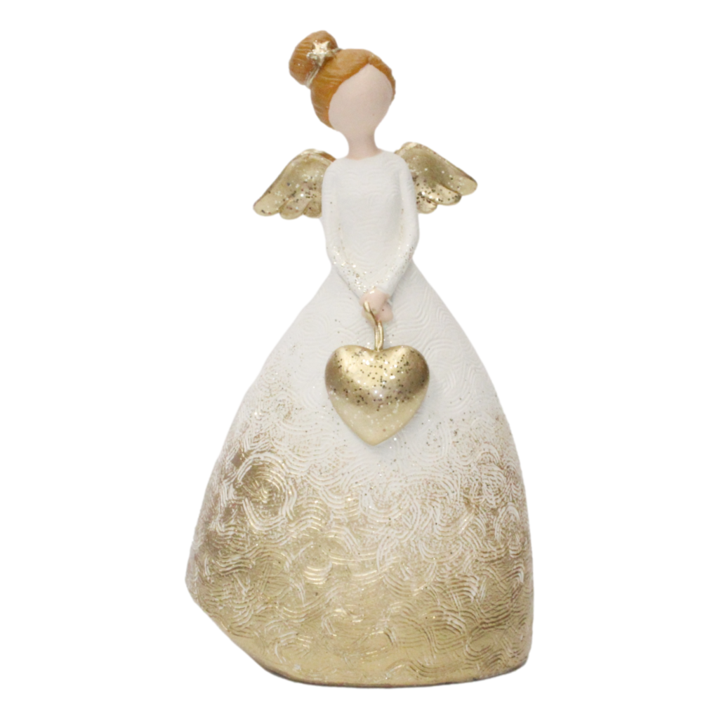 Angel With Gold Dress Heart 13cm Samx Trading dollar-tree-azexplained