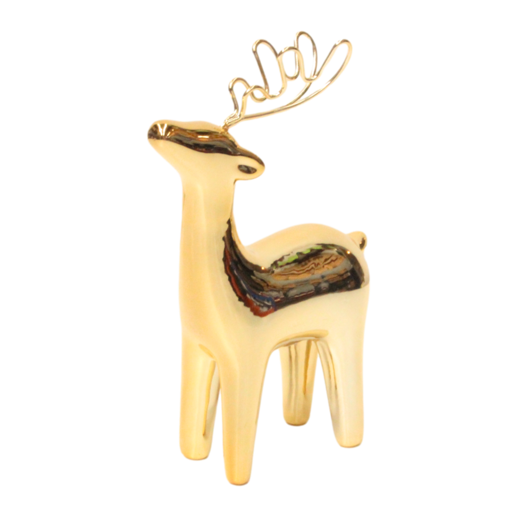 Gold Stylised Deer 17cm Samx Trading gold-stylised-deer-17cm-samx-trading
