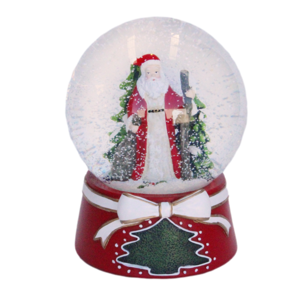 Santa with Cane Waterball - Samx Trading