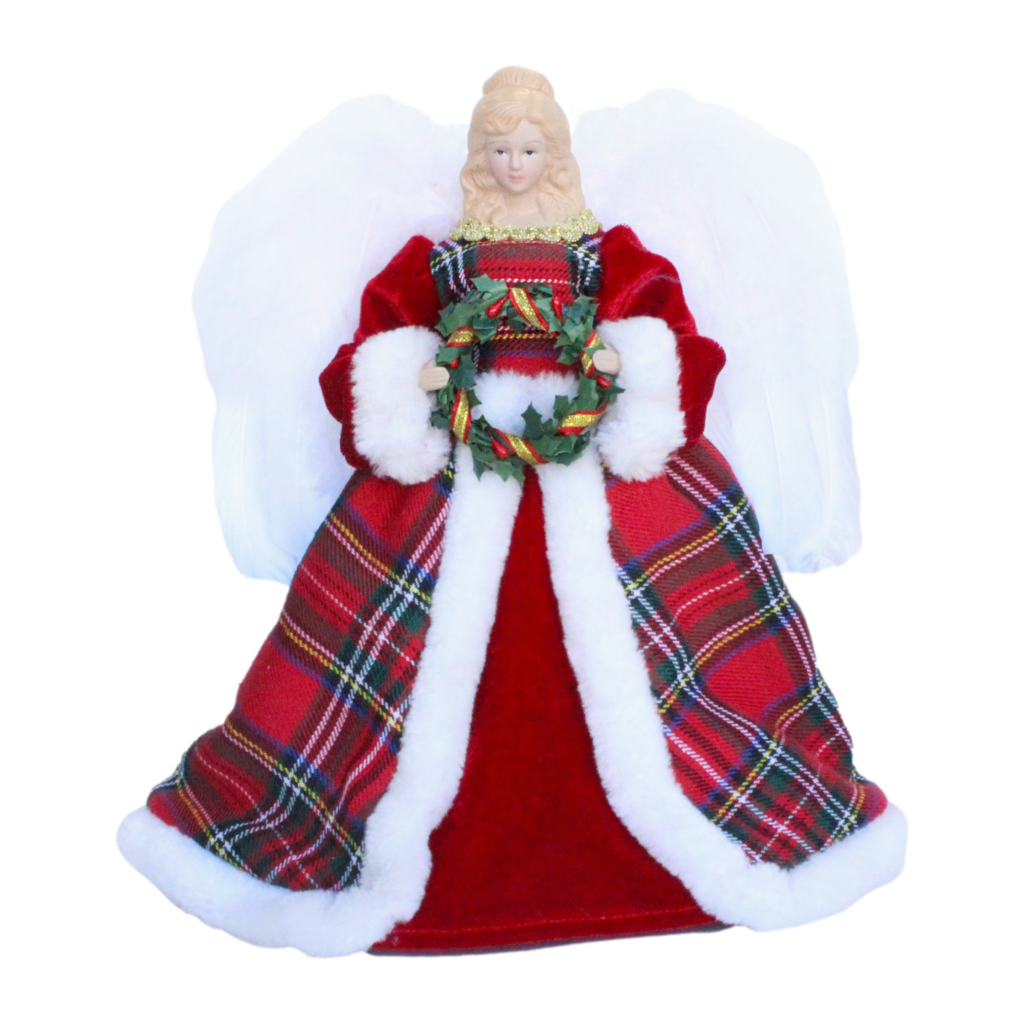 Tartan Angel Tree Topper Samx Trading