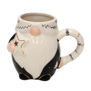 GNOME HOLDING STAR MUG - PORC 11.5 CM