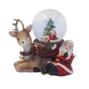 45MM W/BALL ON REINDEER W/SANTA