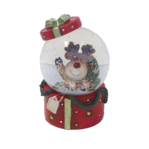 45MM WATERBALL REINDEER HIDING IN BOX