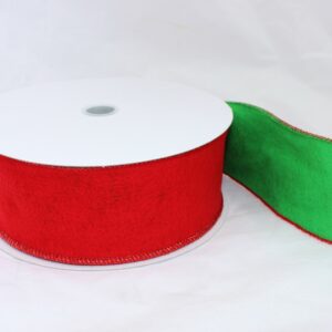 RIBBON DOUBLE SIDE NON WOVEN RED EMERALD