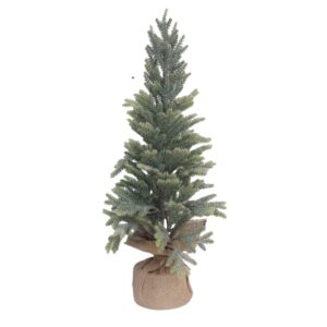 NEEDLE PINE TREE IN BURLAP BASE - 24 INCH