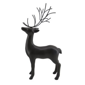 STANDING REINDEER BLACK - 12 INCH
