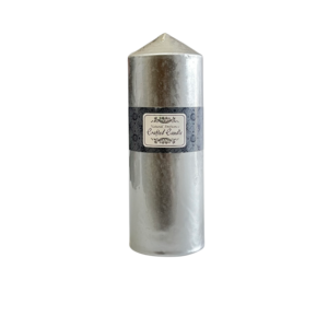 CANDLE - 75MM X 210MM SILVER