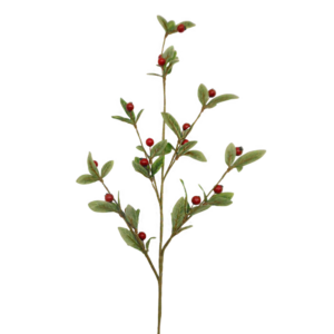 PICK W/RED BERRY & SMALL LEAF - L68
